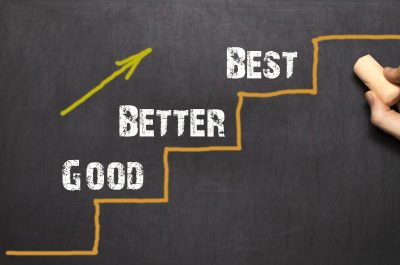 Good – Better – Best. Black bacground Good – Better – Best. Black bacground