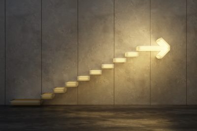 stairs going  upward