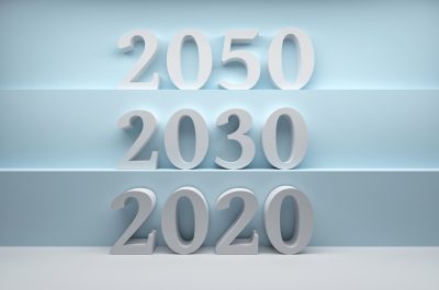 Sequence of numbers 2020, 2030, 2050 arranged on stairs Sequence of numbers 2020, 2030, 2050 arranged on stairs