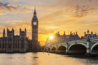 Big Ben and Westminster Bridge at sunset Big Ben and Westminster Bridge at sunset