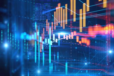 technical financial graph on technology abstract background technical financial graph on technology abstract background